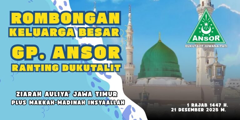 GP Ansor Ranting Dukutalit Gelar Ziarah Auliya’ ke Jawa Timur