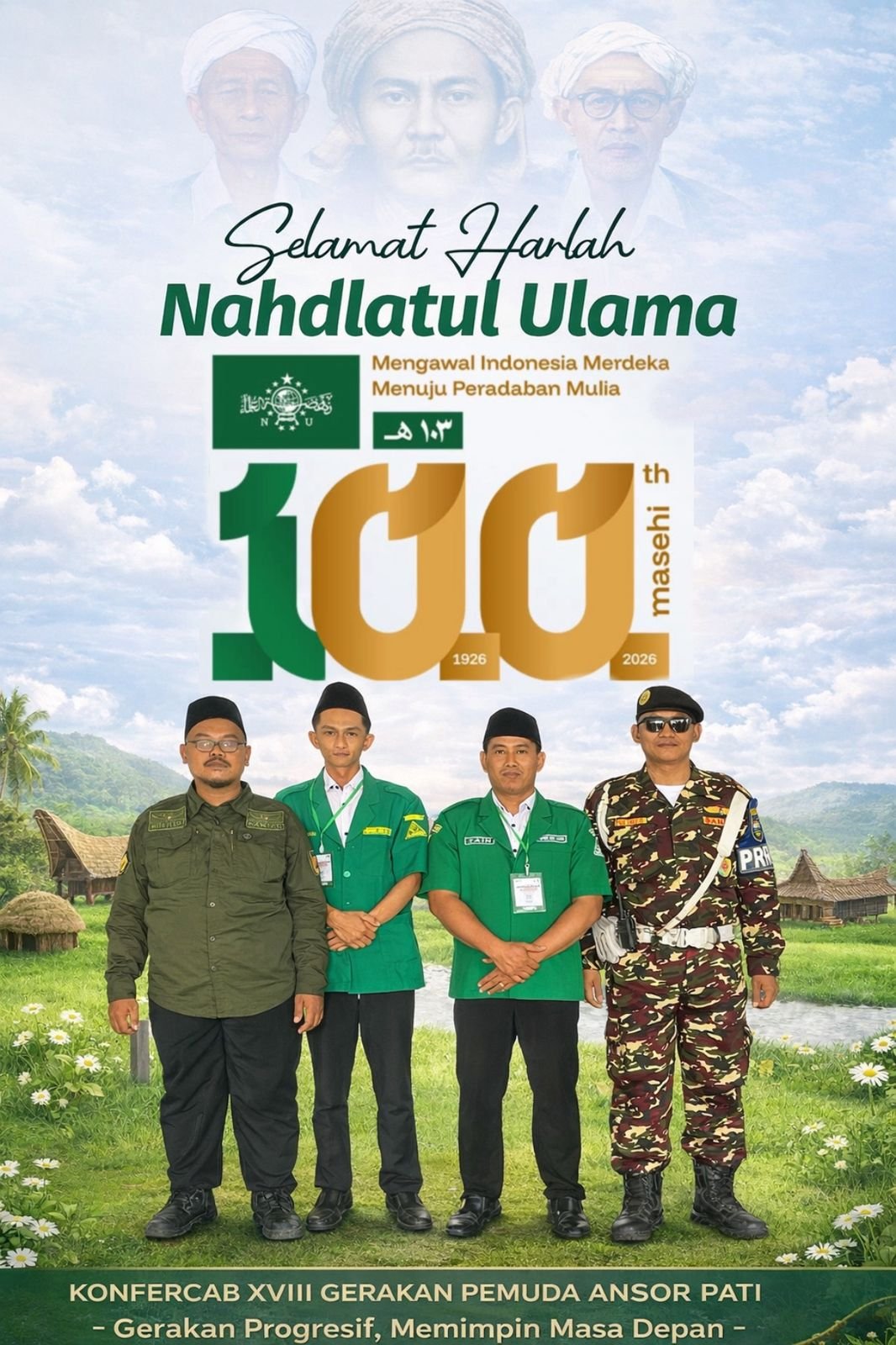 Harlah Nahdlatul Ulama ke-100 Perkuat Semangat Kader Ansor Pati