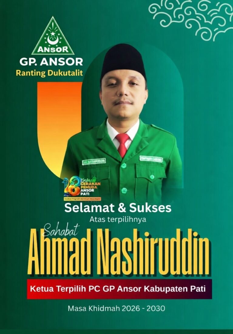 Ahmad Nashiruddin resmi terpilih sebagai ketua gp ansor pati