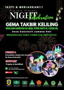 Gema Takbir Keliling Desa Dukutalit Meriahkan Idul Fitri 1447 H